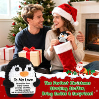 Crochet Penguin Love Gift