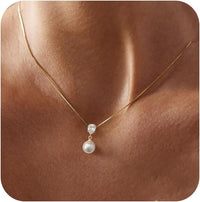 Pearl Necklaces 14K Gold Plated