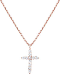 14K Gold Plated Cross Necklace
