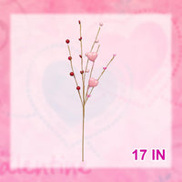 Heart Berry Stems Set