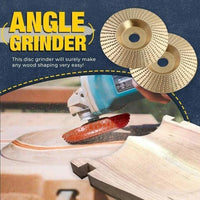 BUY 5 GET 5 FREE! Premium Wood Carving Disc – Ultra Sharp Fast Cutting for Angle Grinders 🔥